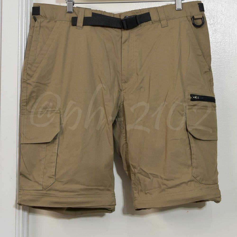 4 Pairs Size L x 30 BC Clothing Men's Convertible Stretch Cargo Hiking Pants - Picture 11 of 14